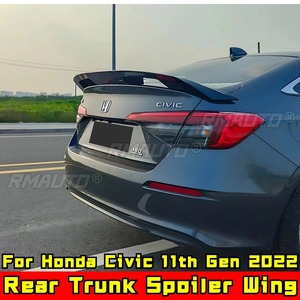 Kit carrosserie pour Honda Civic 11e génération 2022, spoiler de coffre arrière, aspect fibre de carbone, style sport, spoiler de toit arrière, accessoires de voiture - Product Image 1