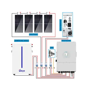 ソーラーパネル5000wシステム5kvaコンプリートホームミニソーラーシステムグリッド5キロワットからの価格