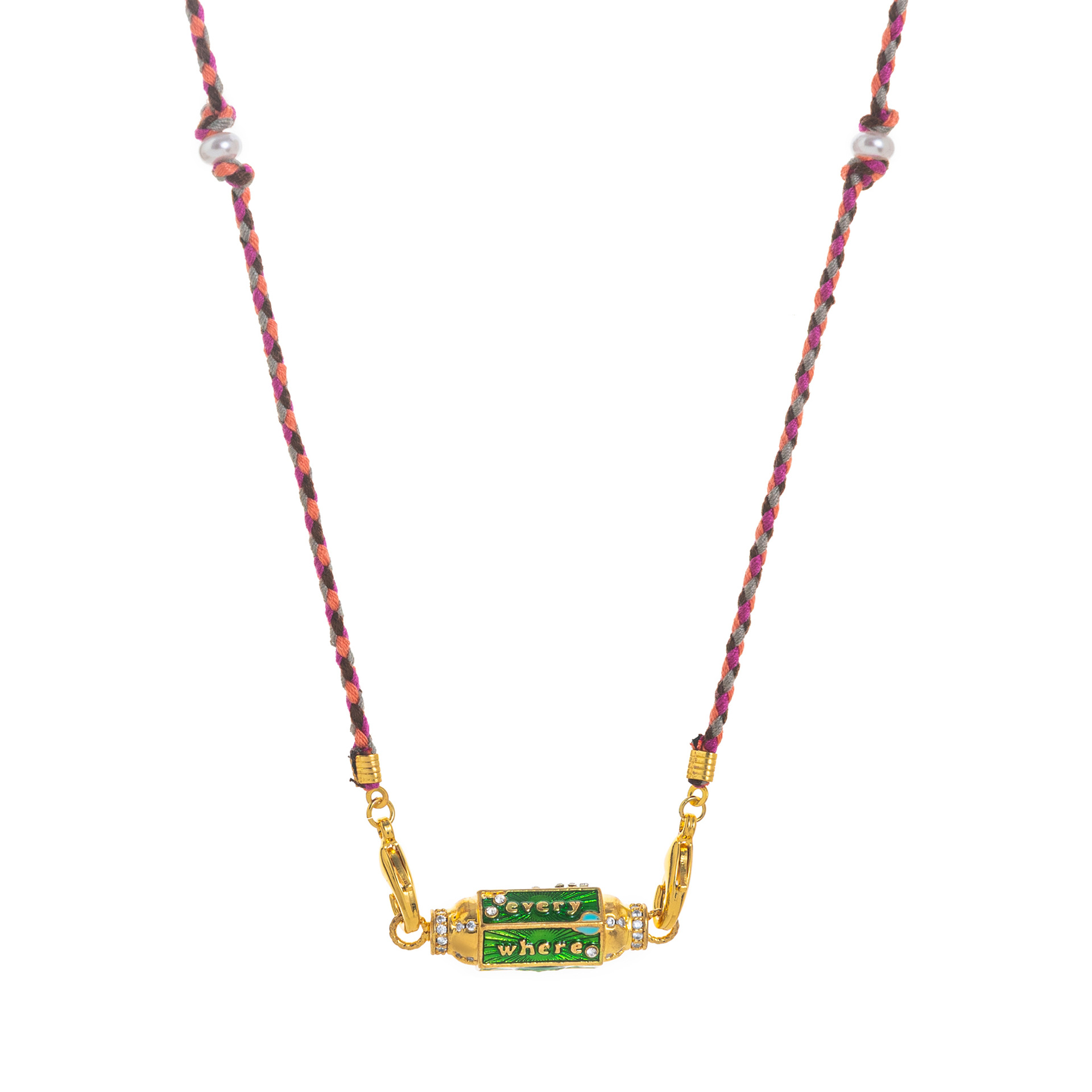 Gold-The necklace of the house lock