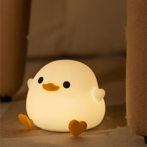 Lampe de table d'ambiance LED pour la décoration de la maison, gradation, minuterie, sommeil, rechargeable, <span class=keywords><strong>veilleuse</strong></span> canard <span class=keywords><strong>DOUDOU</strong></span>, chambre à coucher, taille moyenne - Product Image 2