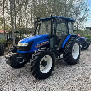 Used Small Agricultural Tractor New Holland Tractor Snh904 90hp 4wd Wheeled Farming Tractor For Agriculture Used