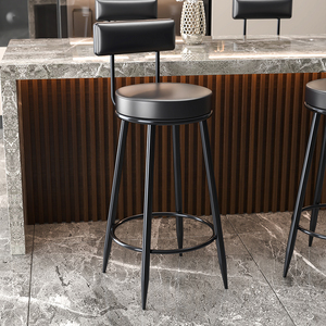 Tabouret <span class=keywords><strong>de</strong></span> <span class=keywords><strong>bar</strong></span> Qingba en <span class=keywords><strong>fer</strong></span> forgé <span class=keywords><strong>de</strong></span> style industriel américain, tabouret <span class=keywords><strong>de</strong></span> <span class=keywords><strong>bar</strong></span> haut pour salon, <span class=keywords><strong>chaise</strong></span> élégante pour la maison - Product Image 4