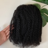 KAMA Cheveux Humains 100% Naturels Haute Densité Afro Kinky 4A 4B 4C Bouclés en Vrac pour Tresses/Coiffures