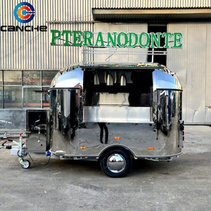 Chariot de nourriture multifonctionnel en acier inoxydable certifié COC CE, nouveau design, remorque pour snack, restauration rapide, barbecue, camion de nourriture mobile - Product Image 1