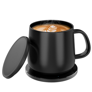 Ensemble <span class=keywords><strong>de</strong></span> mugs et tasses chauffantes en céramique 2 en 1 à température constante avec <span class=keywords><strong>chargeur</strong></span> sans fil - Product Image 1
