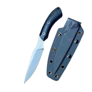 มีดต่อสู้ทางยุทธวิธี SS206 ใบมีดสแตนเลสคุณภาพสูง G10 ด้ามจับแบบตรง ปรับแต่งได้ตามต้องการ DIY OEM ความหนา 4.0 มม. 1 - Product Image 1