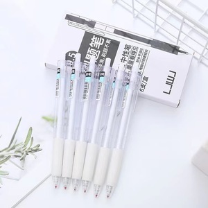 Bolígrafo de Gel de 0.5 mm, Transparente, de Plástico, Herramienta de Escritura para Oficina y Escuela - Product Image 2