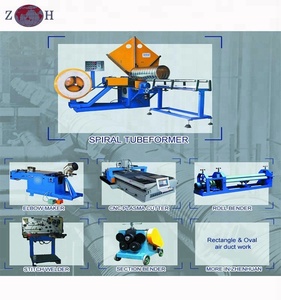Máquina de tubeformer en espiral HVAC para uso de ventilación helix - Product Image 2