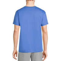 T-shirts pour hommes en coton tricoté 100% à séchage rapide, impression numérique unie, faible MOQ, prix de gros, vêtements décontractés d'été à manches courtes