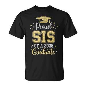 T-shirt pour sœur fière de la promotion 2025, pour groupe familial assorti - Product Image 1