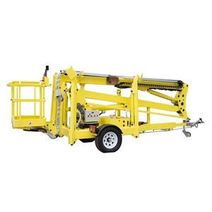 Piattaforma Elevatrice a Ragno Idraulica Trainabile da 12m <span class=keywords><strong>con</strong></span> Braccio Telescopico Articolato per Lavori Aerei - Product Image 5
