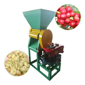 Cà phê tươi đậu pulper huller lột tuốt Peeler vỏ giá máy