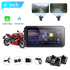 Gallop Sprite 6 pouces Carplay Moto DVR GPS Navigation IPX7 Étanche Sans Fil Android <span class=keywords><strong>Auto</strong></span> WiFi Carte Mondiale 1 An - Product Image 1