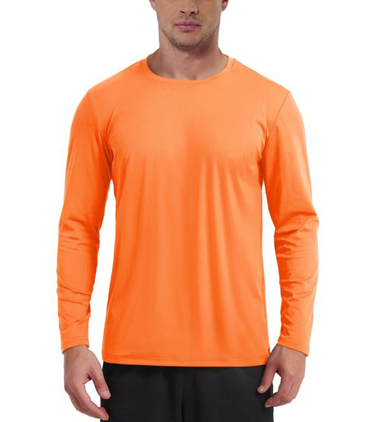 Manufacturing Garments Mens Plain T-shirts Long Sleeve,Sports Running Tee Shirts Upf50+ Custom,Wholesale Men Tops Factory Direct