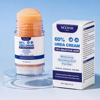 OEM ODM Crème pour les pieds à l'urée à absorption rapide, exfoliante en douceur, soin de la peau des pieds, élimination des peaux mortes, hydratante, 60% d'urée, en stick