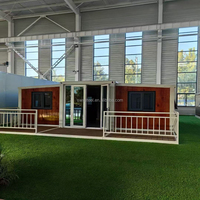 Maison conteneur extensible 20 pieds 30 pieds, maisons préfabriquées, villa de luxe 40 pieds, maison mobile pliable 3 chambres avec salle de bain et cuisine