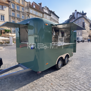 Carritos de Venta de Helados Móviles Tipo Kiosco a Bajo Precio, Carrito de Café Personalizado, Camión de Hamburguesas, Carro de Comida Callejera - Product Image 3