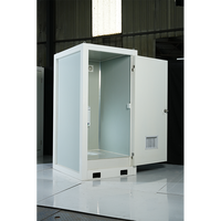 Toilette conteneur portable préfabriquée bon marché, maison de la fabrication pliable de 10 pieds pour l'extérieur, matériau en acier en vente