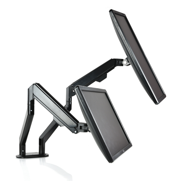 Dual Screen Monitor Arm Gas Spring Desk Mount Computer Adjustable Single Monitor Arm Support Mechanical Monitor Arm