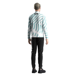 T-shirt décontracté à sublimation pour femme, col en V, col roulé, coupe oversize, haute qualité, vente en gros - Product Image 6