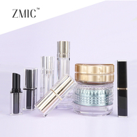 Ensemble de contenants cosmétiques : Tubes à rouge à lèvres noirs brillants vides de 6 ml, Contenant double paroi pour poudre libre avec tamis