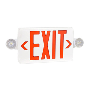 In USA Stock per <span class=keywords><strong>UL</strong></span> CE RoHS testa regolabile uscita di emergenza luce a <span class=keywords><strong>LED</strong></span> con batteria plastica segnali di emergenza e luci - Product Image 1