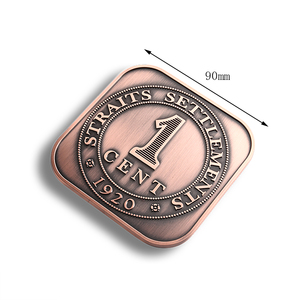 Custom Promotional Square Number Metal <b>Table</b> <b>Coasters</b> for Drinks - Product Image 3