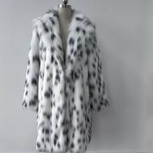 Новейший дизайн, женская меховая куртка, длинные элегантные пальто для женщин, уличная одежда большого размера для полных девушек, шуба из рыски - Product Image 5