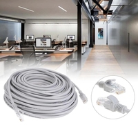 Cable de red Lan Cat5e profesional UTP rj45 24AWG, Cable de cobre, núcleo Ethernet para Internet de ordenador