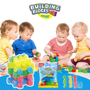 Colorful Multi Shapes Building Sticks Diy Blocks <strong>Sugar</strong> Coated Gummy Sour Toy <strong>Candies</strong> Soft <strong>Cube</strong> <strong>Candy</strong> - Product Image 6