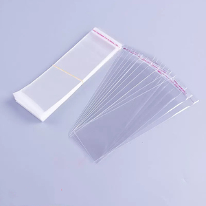 Sacs d'emballage transparents <span class=keywords><strong>en</strong></span> <span class=keywords><strong>plastique</strong></span> pour vêtements/chemises, auto-adhésifs, pour usine de vêtements - Product Image 1