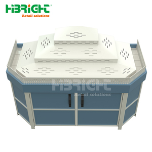 Nhôm phong cách siêu thị rau và trái cây hiển thị kệ với phun - Product Image 3