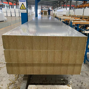 El panel sándwich <span class=keywords><strong>de</strong></span> lana <span class=keywords><strong>de</strong></span> roca <span class=keywords><strong>para</strong></span> pared y techo aísla la lámina <span class=keywords><strong>de</strong></span> acero <span class=keywords><strong>de</strong></span> color con sello lateral <span class=keywords><strong>de</strong></span> poliuretano - Product Image 5