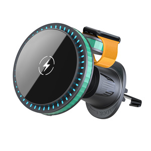 Soporte magnético para teléfono de coche X9 con carga inalámbrica para rejilla de ventilación, para iPhone, imán potente con carga inteligente - Product Image 2