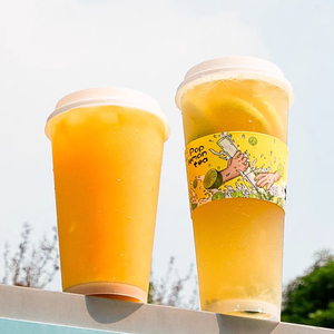 Bán buôn biểu tượng tùy chỉnh Frosted BOBA milktea Bong Bóng nhựa cứng PP Cốc dùng một lần cho nước giải khát - Product Image 6