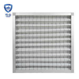 Công nghiệp merv 8 xếp li Lưới Kim Loại AC lò <span class=keywords><strong>G4</strong></span> Bảng điều chỉnh Bộ lọc không khí với khung nhôm - Product Image 3