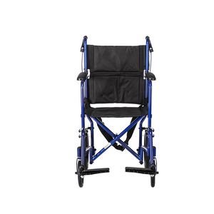 <span class=keywords><strong>Silla</strong></span> <span class=keywords><strong>de</strong></span> transporte <span class=keywords><strong>de</strong></span> aluminio ligera <span class=keywords><strong>Silla</strong></span> <span class=keywords><strong>de</strong></span> <span class=keywords><strong>ruedas</strong></span> <span class=keywords><strong>de</strong></span> transporte con respaldo plegable con cinturón <span class=keywords><strong>de</strong></span> seguridad - Product Image 6