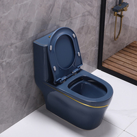 WC monobloc en céramique au design moderne, couleur personnalisable, pour salle de bain