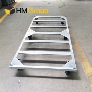 Carro de bastidor angular móvil de acero duradero personalizado con cuatro ruedas - Product Image 4