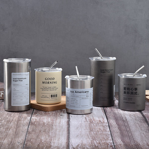 Portable Travel <b>Coffee</b> Tea Tumbler Stainless Steel Double Wall Insulated Temperature Display Eco-Friendly 14OZ Wine Lowball - Product Image 4