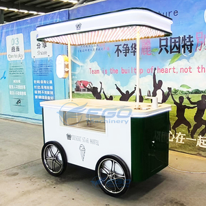 Mini Camión de Comida Móvil, Mini Remolque de Fibra de Vidrio para Venta de Hot Dogs y Helados - Product Image 3