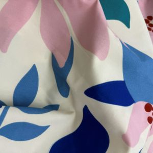 Hot Bán Bán Buôn 100% <span class=keywords><strong>Polyester</strong></span> In Dệt Tùy Chỉnh Đầy Màu Sắc Hoa Thoải Mái Sợi Nhỏ Vải Để Làm Khăn Trải Giường - Product Image 3