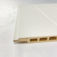 Panneaux muraux et de plafond en WPC PVC modernes, imperméables et ignifuges, à rainures et languettes, installation facile, design stratifié pour la décoration intérieure