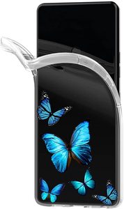 Custodia protettiva in TPU trasparente per telefono con motivo a farfalla blu per <span class=keywords><strong>Samsung</strong></span> <span class=keywords><strong>Galaxy</strong></span> <span class=keywords><strong>S9</strong></span> <span class=keywords><strong>Plus</strong></span> - Product Image 3