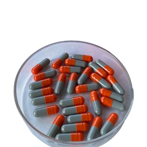 Viên nang rỗng cứng kích thước 00 0 1 2 3 4 viên nang gelatin đỏ và đen in - Product Image 1