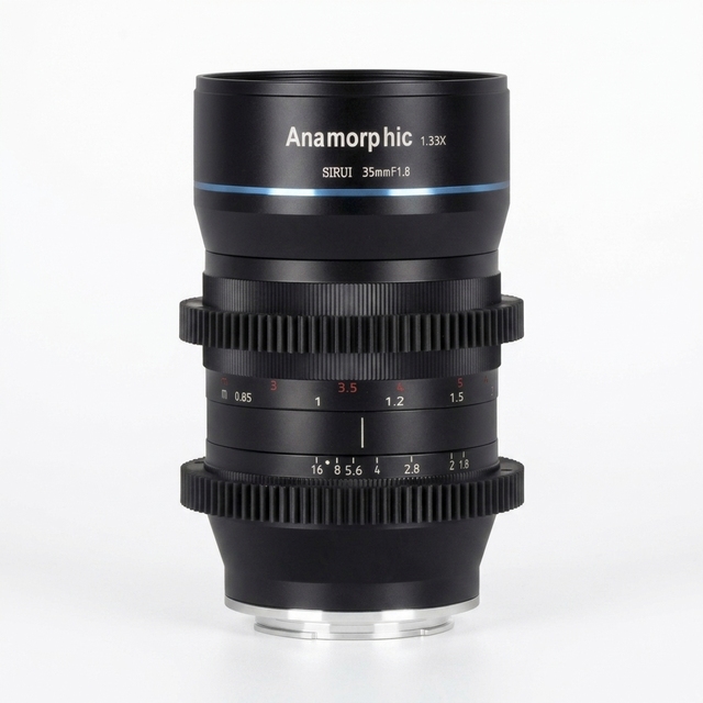 SIRUI 35mm F1.8 1.33X Anamorphic Cinema Lens with Adapter Full Frame E Mount Fixed Focus