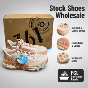 Chaussures à absorption des chocs, lot de chaussures en stock avec une qualité A+ pour les magasins de vêtements de sport - Product Image 1