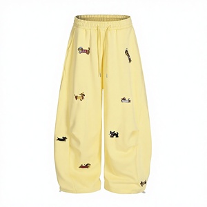 Pantalones Casuales de <span class=keywords><strong>Mujer</strong></span>, Estilo Minimalista, Corte Recto, Cintura Holgada, Pierna Ancha, Transpirables, para Primavera y Otoño - Product Image 1