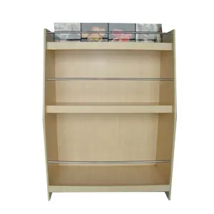 3 Lớp Bán Lẻ Bằng Gỗ Trang Trí Sơn Display Stands Multi-layers Bán Lẻ Tầng Display Stands