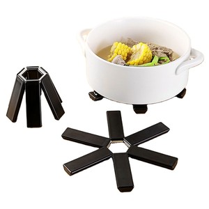 New Stock Portable Anti-Scald Bowl <b>Plate</b> Cup <b>Mat</b> Modern Foldable Pot <b>Mat</b> Heat Insulation for Household Kitchen Plastic - Product Image 1